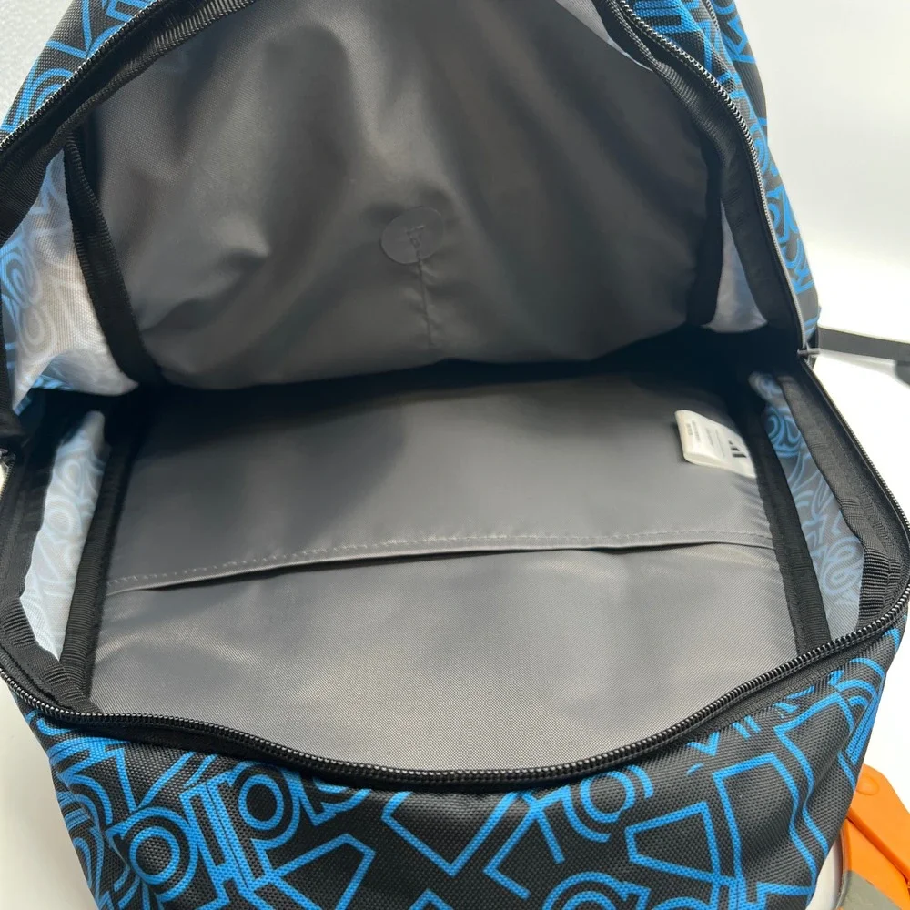 NWT Adidas Fundare 2 Backpack Blue Black Pulse Logo Print   back to school